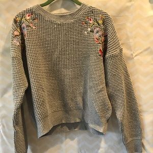 Light blue knit sweater